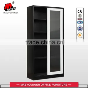 High Quality KD Structure Sliding Glass Door Filing Cabinet thumbnail-2
