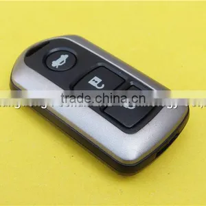 Hot Sale 3 Buttons Remote Key Case Fob for Toyota Silver Car Key thumbnail-4
