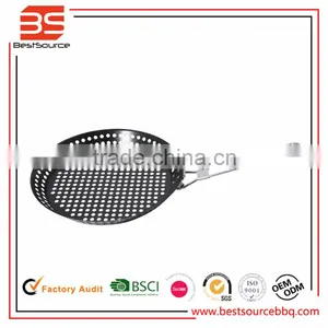 Foldable Good Selling BBQ Pan With Stainless Steel Handle For Outdoor BBQ Time thumbnail-1
