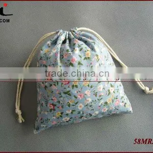 Linen Cosmetic Bag,Cloth Drawstring Pouch Bags,cute Drawstring Bags thumbnail-5