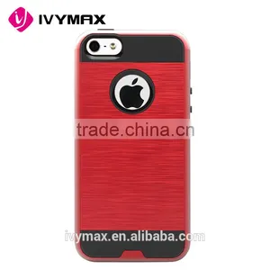 IVYMAX Tough Rugged Shockproof 2 in 1 Hybrid Combo Case for Iphone 5se thumbnail-1