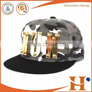 2016 Top Quality Canvas Fabric Floral Print 5 Panel Strap Back Cap thumbnail-2