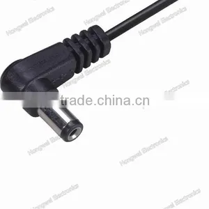 Vertical Angle DC Adapter Power Extension Cables UL2464 26awg 2C 12V With DC 5.5*2.1 Plug Extention Cable Assembly thumbnail-3
