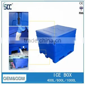 600L Ice Box, Plastic Rotomolded Food Grade Ice Cooler Box ( LLDPE+PU Material ) thumbnail-3