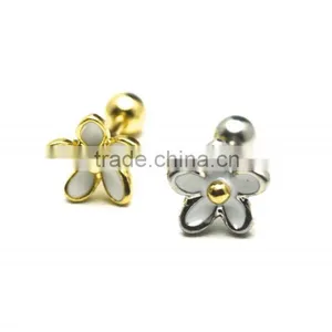 Daisy Flower Tragus Cartilage Helix Bar thumbnail-1