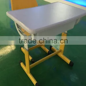 Modern Combo Desk School Desk With Bench HXZY047 thumbnail-3