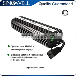China Honest Manufacturer SINOWELL 400w 600w 1000w Hydroponic Grow Light Air Cooled Ballast thumbnail-1
