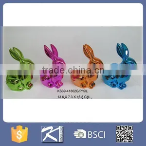 Easter Rabbit Figurine Porcelain Ornament thumbnail-2