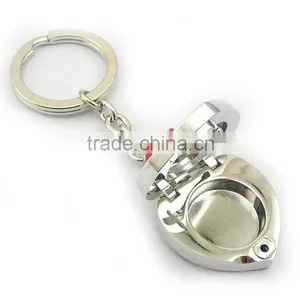 Red Flower Metal Heart Shape Solid Perfume Container /lip Gloss Keychain Various Design, OEM Designs Accepted.<DKCA9174> thumbnail-2