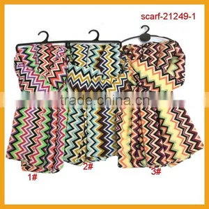 Specialized Chiffon Chevron Square Scarf thumbnail-2