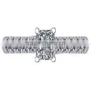 Solitaire With Accent Engagement Ring Mount105 thumbnail-1