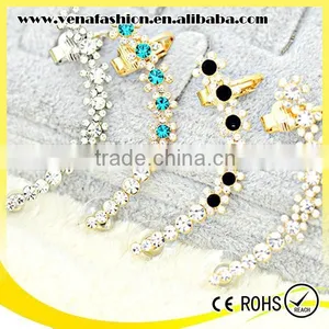 Mix Colors 26K Plated Gold Wrap Clip Ear Cuff Earrings thumbnail-6