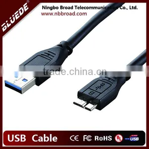 2015 High Quality USB 3.0 Black Cable for Samsung Galaxy S5 Note 3 / 4 thumbnail-1