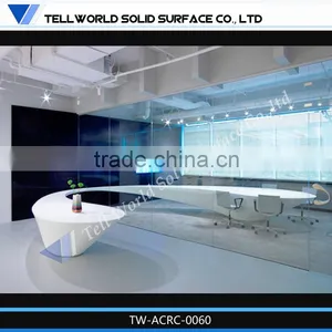 Beautiful Round Shape Modern Half Round Reception Desk&office Front Counter Design thumbnail-1