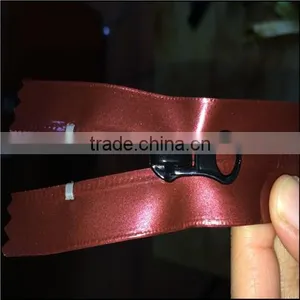 Wholesale Zippers in Rose Wine Color for Fashion Dress With OEKO-TEX CARTIFIED thumbnail-3