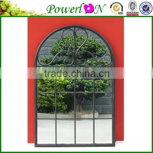 Cheap Price Fashion Antique Wrough Iron Frame Mirror For Home Decoration Patio J14M TS05 X11PL08-34120 Quality Choice thumbnail-1
