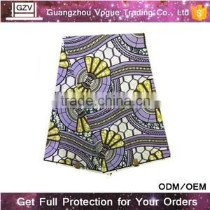 Online Wholesale High Quality 100% Cotton Super Java Print Fabric African Wax Prints thumbnail-4
