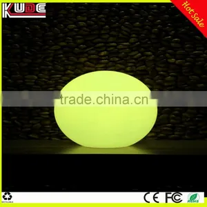 Floating Waterproof Led Round Flat Ball/battery LED Light Ball for Event Decoration thumbnail-5