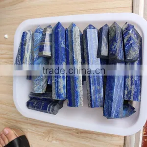Deep Color Polished Lapis Lazuli Stone Towers thumbnail-2