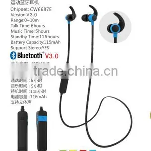 Stylish Design Sport Wireless Earphones Distance 10m, Bluetooth V4.1 With Multi-point Function thumbnail-5