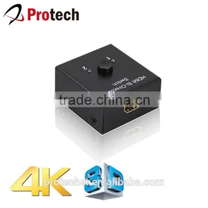 HDMI 2 Ports Bi-direction Splitter 1X2, 2x1 Protech Switch 4Kx2K thumbnail-1