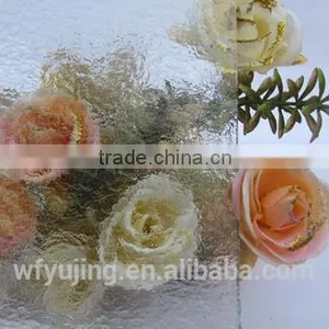 Factory Price Pattered Glass for Shower Rooms, Window and Door thumbnail-1
