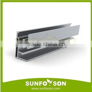 Anodized Aluminum Solar PV Mounting System Rail thumbnail-1