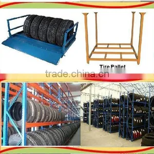 Warehouse Bulk Storage Rack Steel Tire Rack thumbnail-1