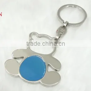 Custom Charms Bear Metal Key Fob thumbnail-2