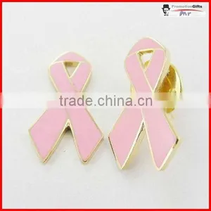 Promotional Pink Anti HIV/Aids Metal Badge Pin thumbnail-1