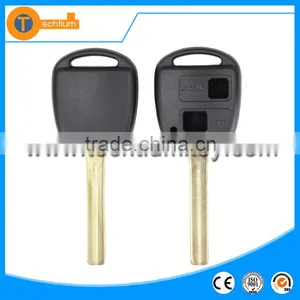 Abs 2 Button Remote Key Fob Without Logo Uncut TOY40 Blade 42mm for Lexus Gx470 Ls400 Ct200h thumbnail-1