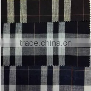 High Quality 100% Cotton Indigo Yarn Dyed Fabric for Garment thumbnail-1