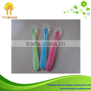 Durable and Promotional Gift Silicone Baby Spoon thumbnail-1