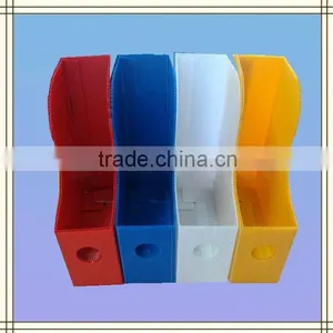 Corrugated Plastic Magazine File Holder thumbnail-1