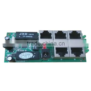 Mini 5 Port 10/100mbps Ethernet Switch Board for Embedded System Wiring thumbnail-1