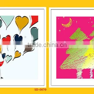 Chrismas Decoration Inkjet Canvas Painting thumbnail-4
