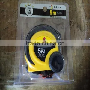 Rubber Coated Round Steel Tape Measure Best Selling 16ft Emboseed Measuring Tape With Double Side Tape thumbnail-5