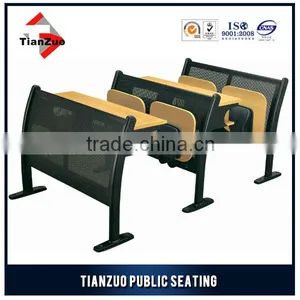 Steel Frame Student Chair With Writing Pad thumbnail-1