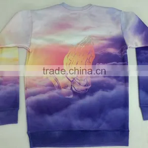 Wholesale Sublimation Printing Crewneck Sweatshirts Hoodies Sweater thumbnail-3