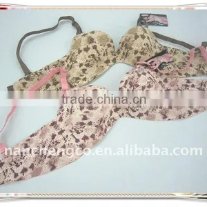 New Print Underwear One Piece Bra thumbnail-1