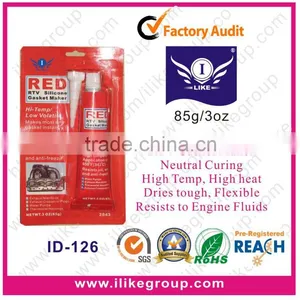 RTV Silicone Gasket Maker( Sample is Free ,85g)TUV,REACH,ROHS,SGS Certificates thumbnail-1