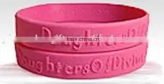 Embossed Silicone Wristband/ Silicone Bracelet thumbnail-1