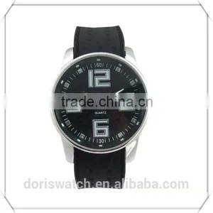 Top Fashion High Quality Japan Movt Quartz Mens Sports Watch Alloy Silicone Strap Watch Sports Watches thumbnail-2
