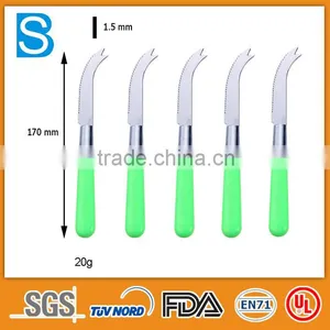 Different Colorful Plastic Handle Cheese Knife Set thumbnail-2