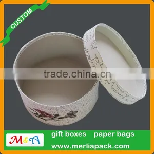 Large Round Shape Paper Hydrangea Pedals Flower Gift Box Party Wedding Favor Gray Boxes thumbnail-3