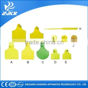 Animal Printable Plastic TPU Insured Ear Tag Without Laser Printing Numbers for Cattle Goat Pig thumbnail-1