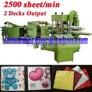 Fastest 2500 Piece Italy Design Automatic High Speed Machinery for Napkin thumbnail-1