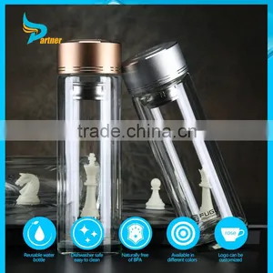Custom Infuser Bpa Free Glass Water Tea Bottle thumbnail-3