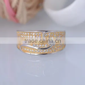 925 Sterling Silver Ring Gold s Letter Micro Zircon Ring for Men thumbnail-4