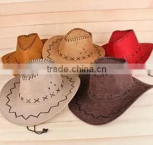 2013 Hot Promotional Leather Mexican Cowboy Hats/Western Cowboy Hats thumbnail-1
